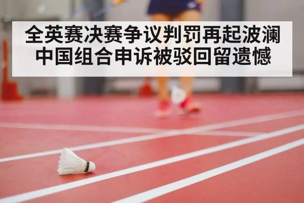 全英赛决赛争议判罚再起波澜 中国组合申诉被驳回留遗憾